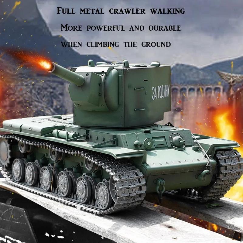 Henglong Rusia RC Tank Millitary 3949-1 Pro Russian Rusia KV-2 1/16 2.4Ghz / RC Tank Heng Long
