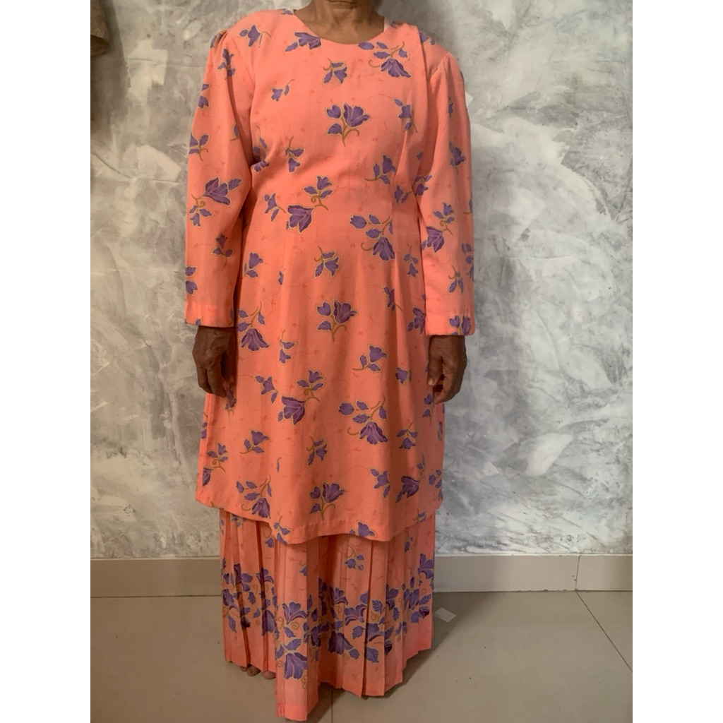 (PRELOVED/PERNAH PAKAI)Setelan Baju Orang Tua Lengan Panjang//Setelan Tunik Orang Tua Lengan Panjang