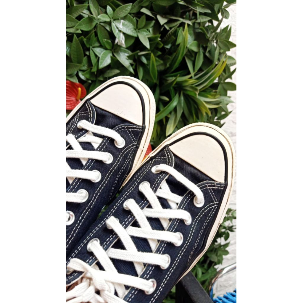 converse chuck 70 ox black low second hand tangan pertama original store converse malang