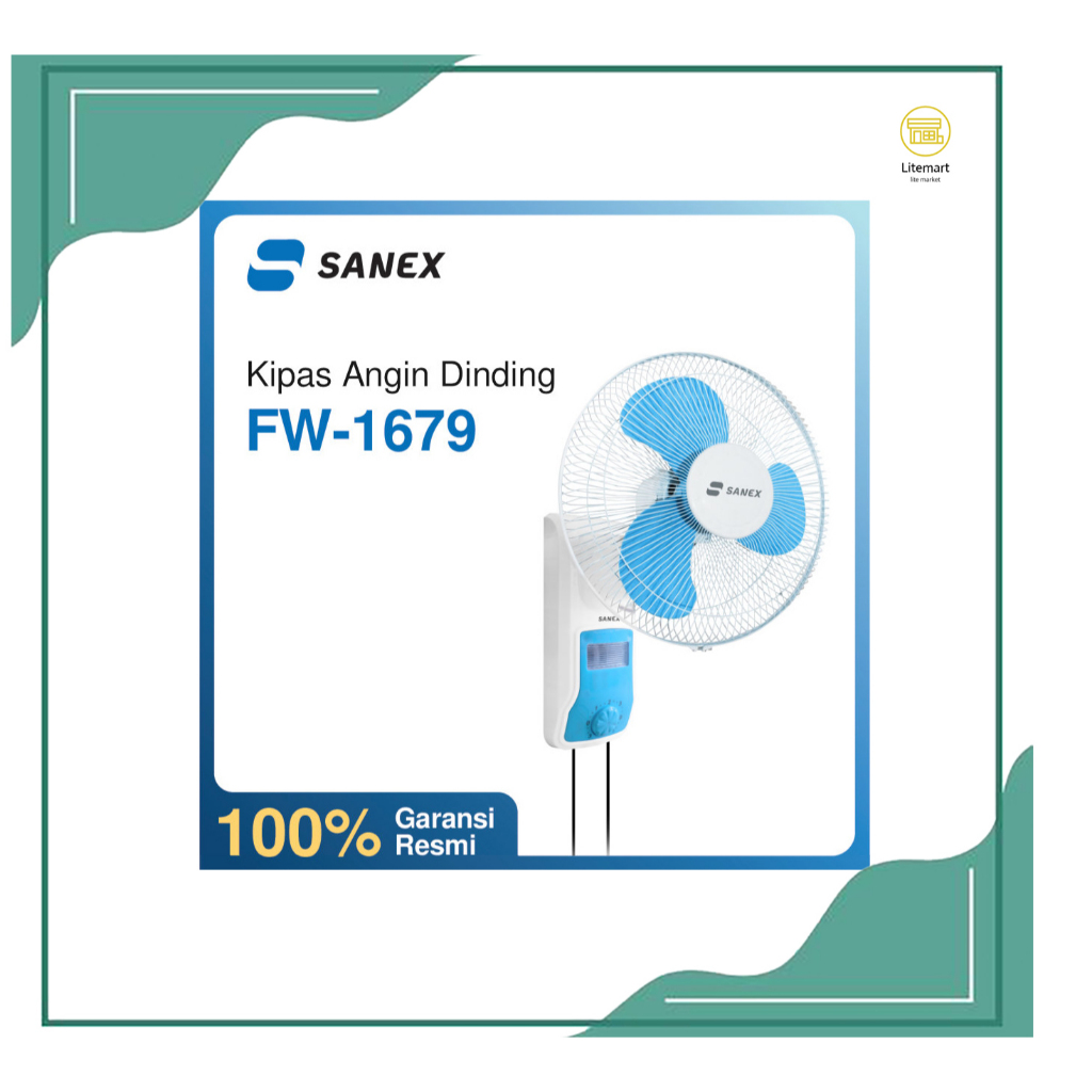 SANEX KIPAS ANGIN DINDING 16'' FW-1679