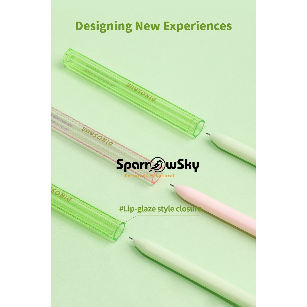 

SPARROW KUKI Pen Silikon / Silicone Pen / Pen Karakter Lucu Cantik HEXAGON CRYSTAL - DINOSAUR (7475)