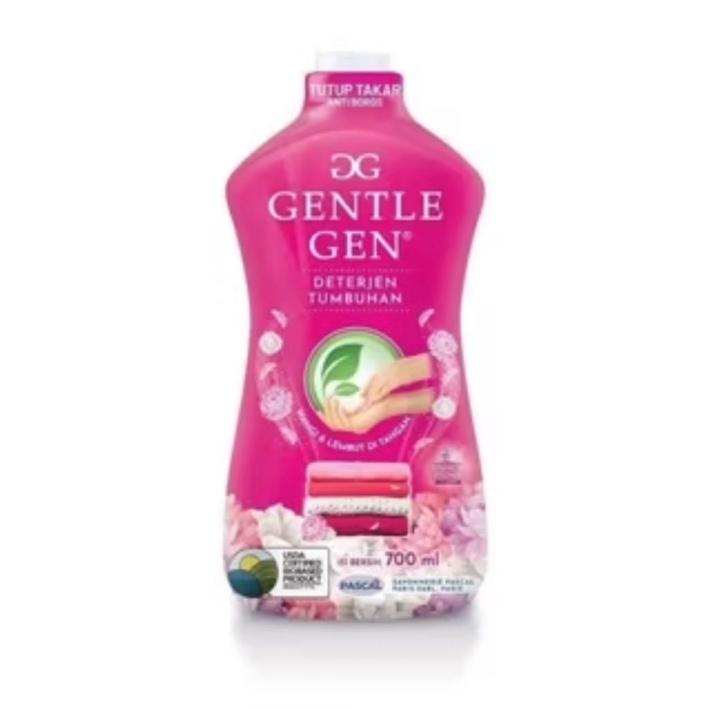 Gentle Gent Deterjen Tumbuhan French Peony Kemasan Botol 700ml