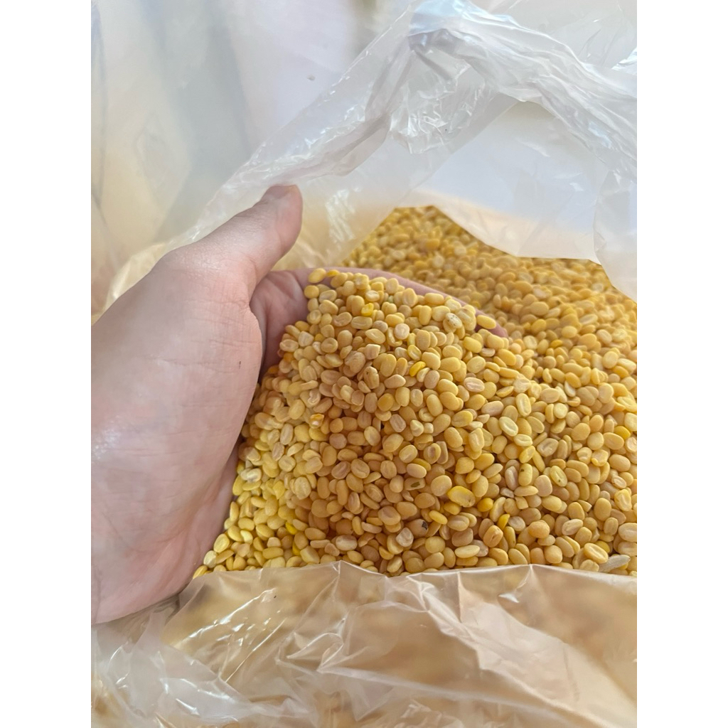 

kacang hijau kupas timbangan
