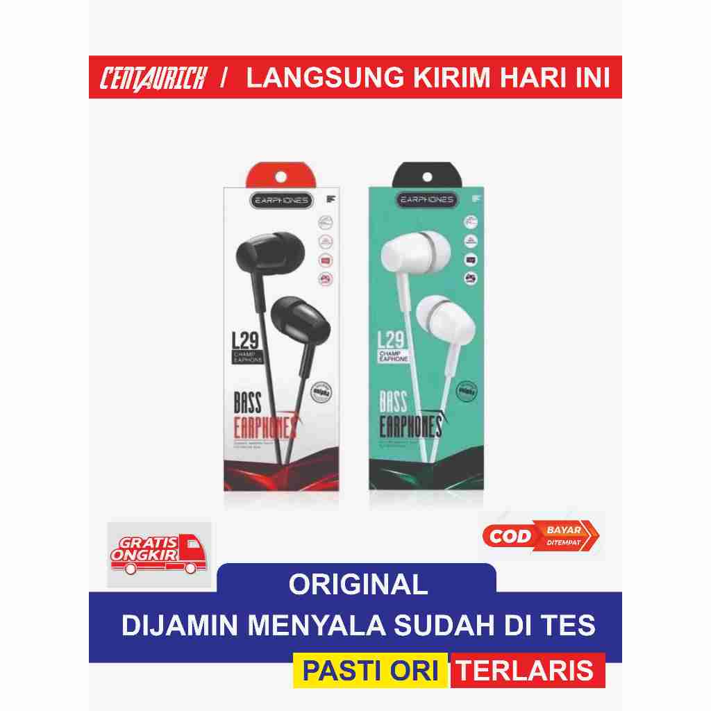 Headset L29 Original Full Bass Kuat Berkualitas Anti Putus