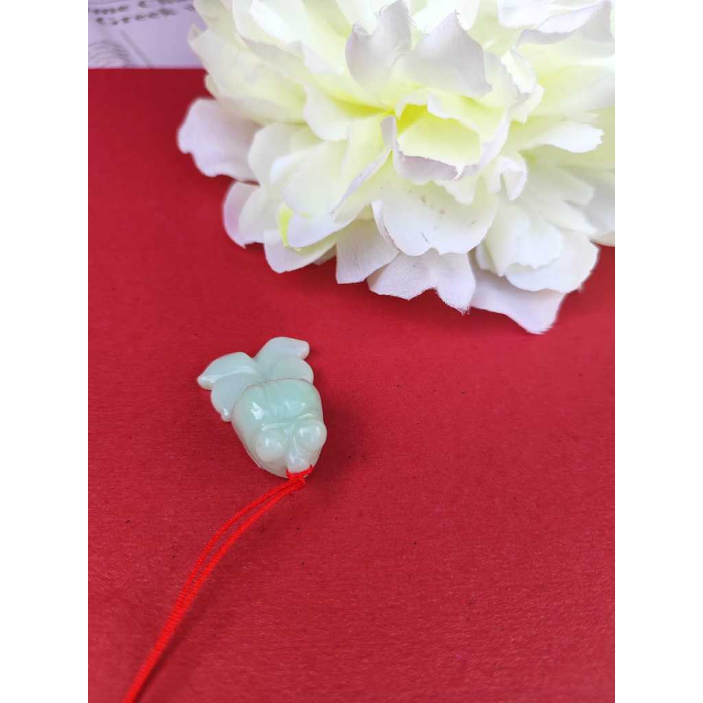 Liontin Giok Ikan Mas Koki 15.53gr – Simbol Keberuntungan & Kelimpahan | Giok Jadeite Asli