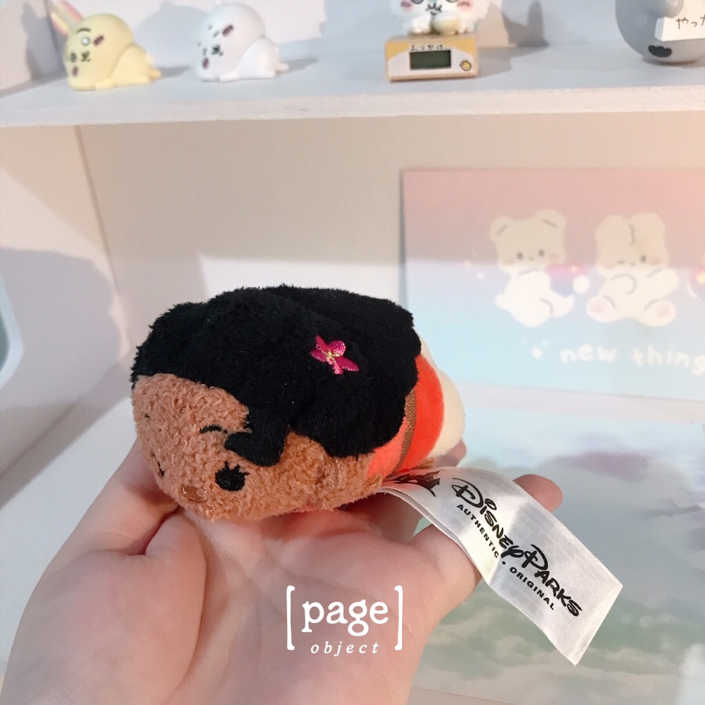 Disney Princess Friends ( Stone Trolls/ Moana / Rapunzel ) - Plush Doll Boneka Keyring Ganci Keychai