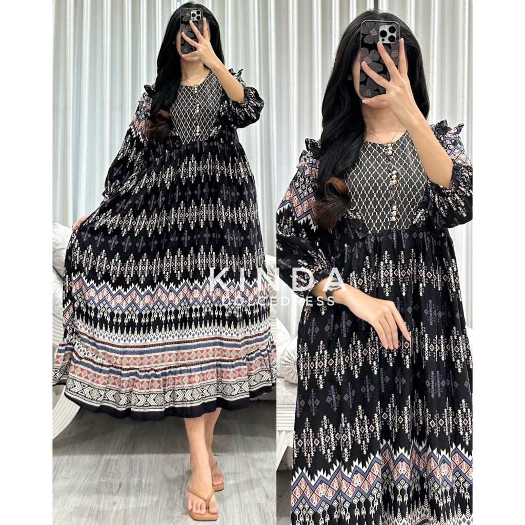 SEI Daster Arab Kinda Midi Dolce Dress Rayon Adem