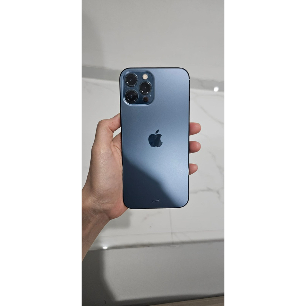 PRELOVED - IPHONE 12 PRO MAX PACIFIC BLUE 128GB ex IBOX