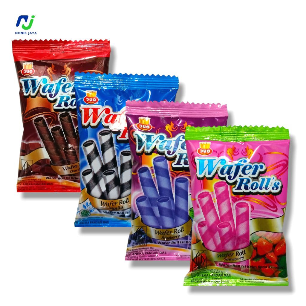 

Wafer Roll Wafer Stick DUO Paket 2 Renteng Isi 20 Pcs@10g_BISA MIX