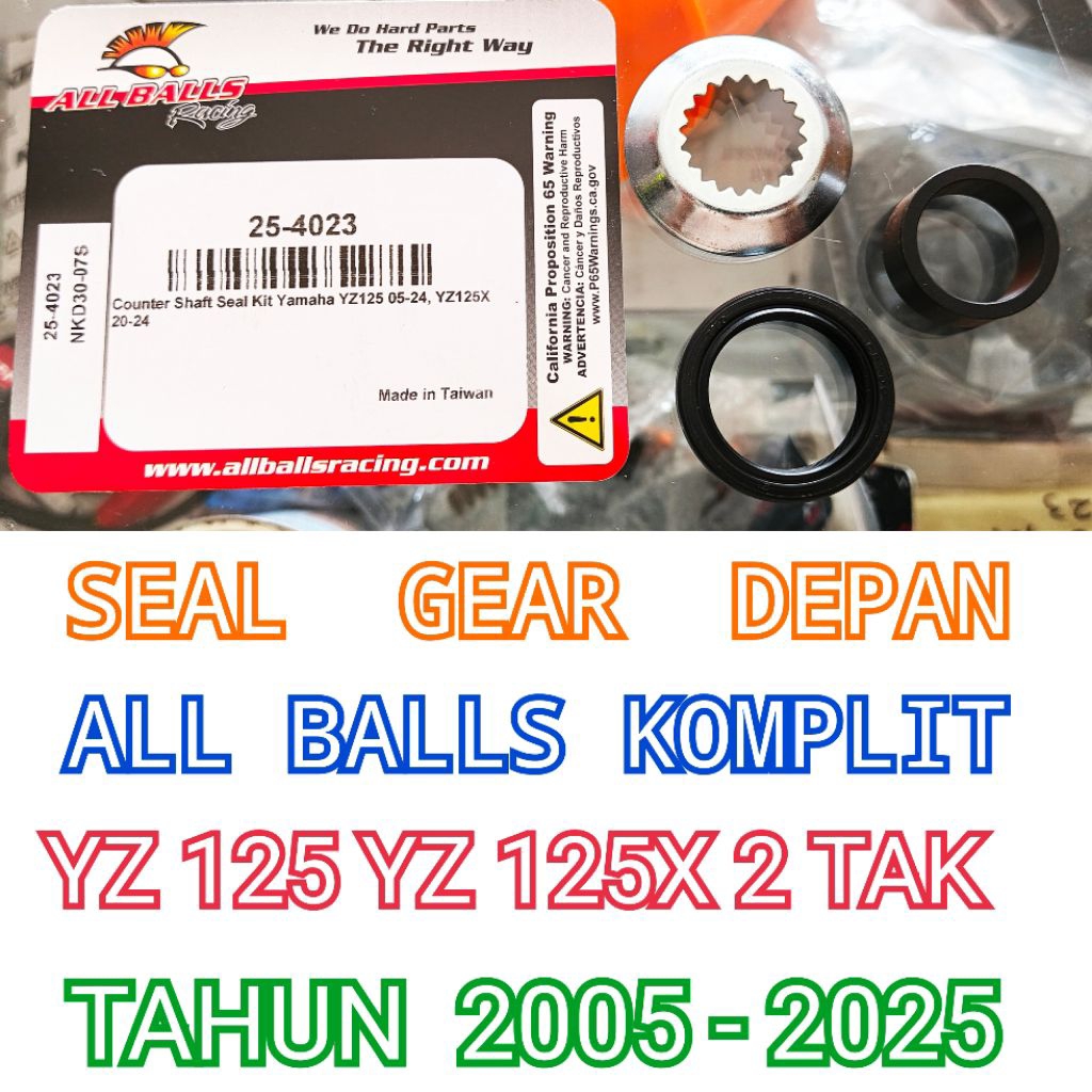 Seal Gear Depan All Balls YZ 125 YZ 125X PREMIUM