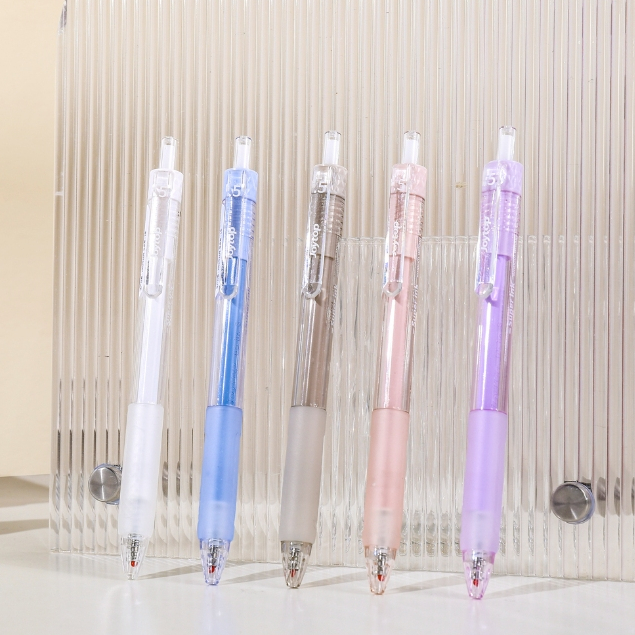 

Joytop Large Capacity Double Ball Push Gel Pen Hitam JT-666-2