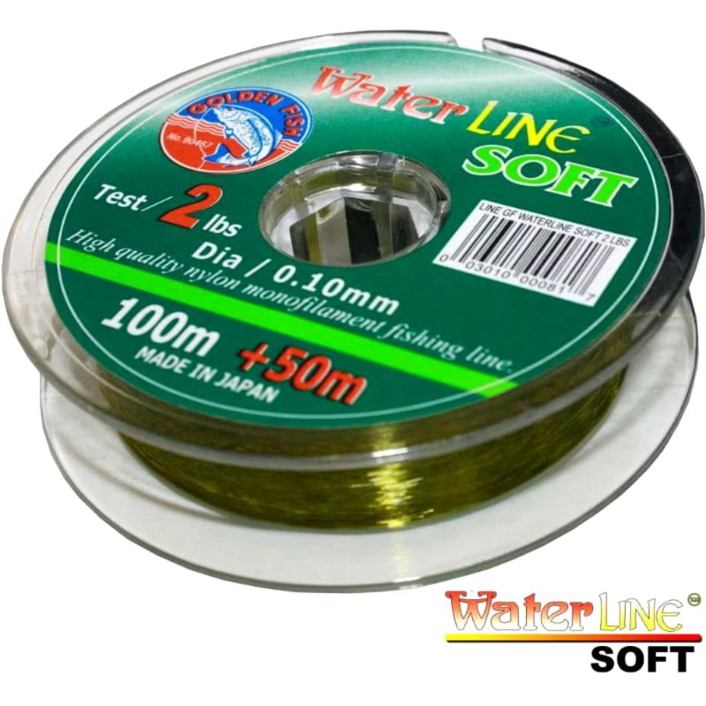 senar pancing goldenfish waterline soft lembut 150m