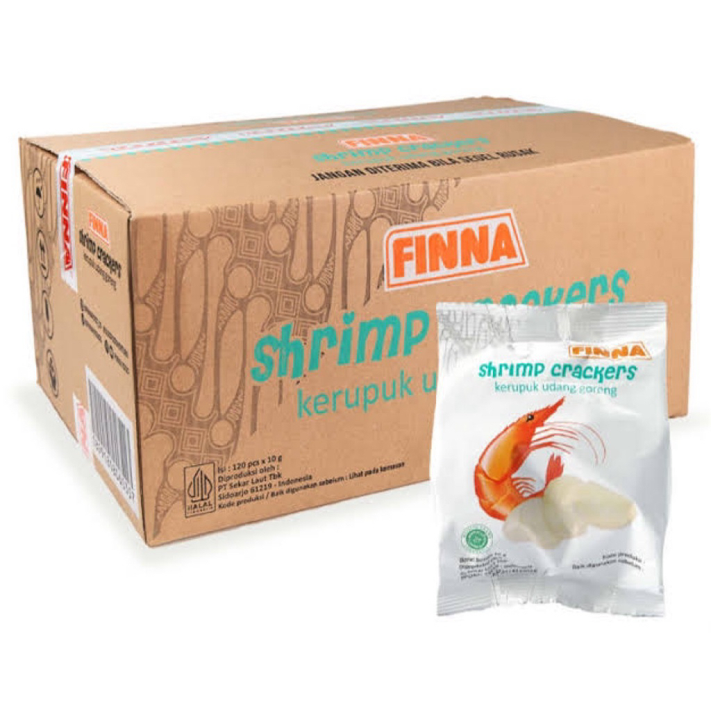 

FINNA srimp crackers 1 karton isi 120 pcs