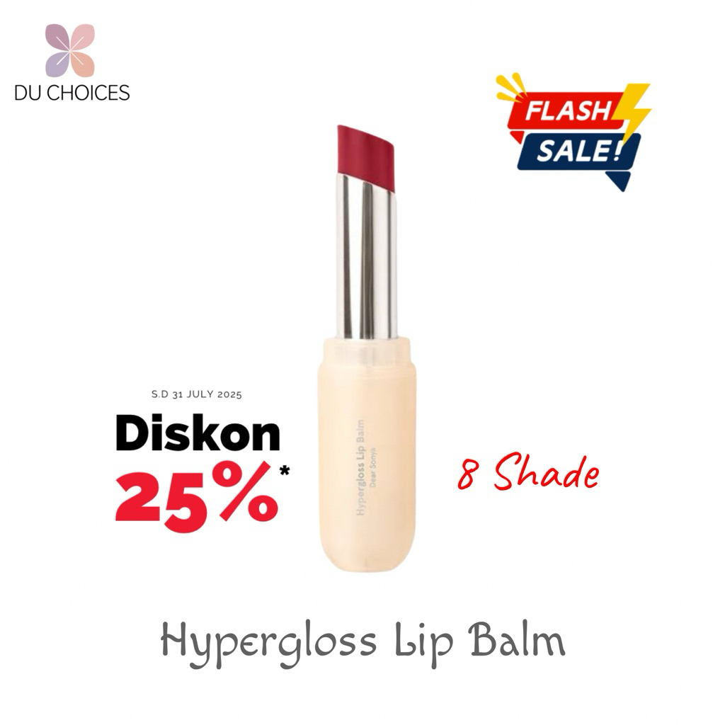 DMB Dear Me Beauty Hypergloss Lip Balm 3.5g Rene Sonya Lia Lala Wina Rosa Puspa Dara