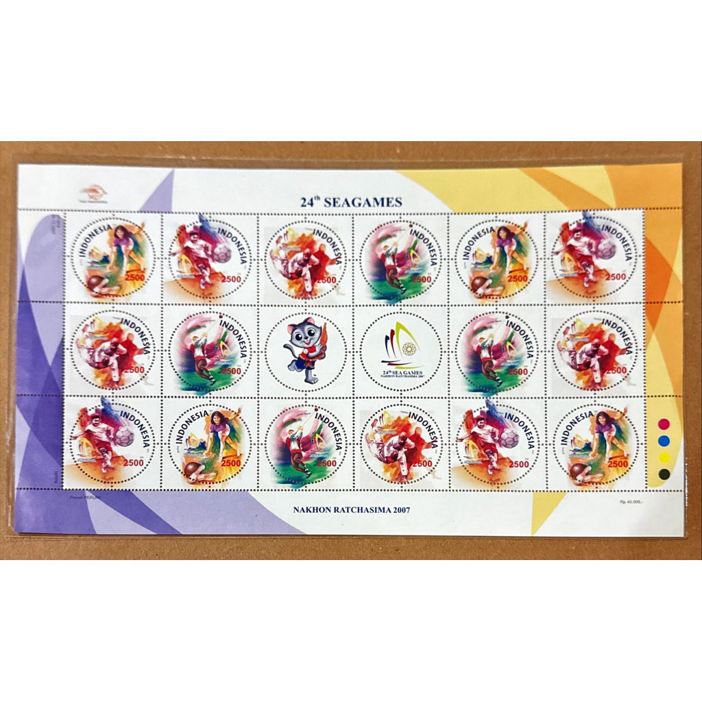 

(FA) PRANGKO INDONESIA 2007 MS SEA GAMES XXIV MNH.