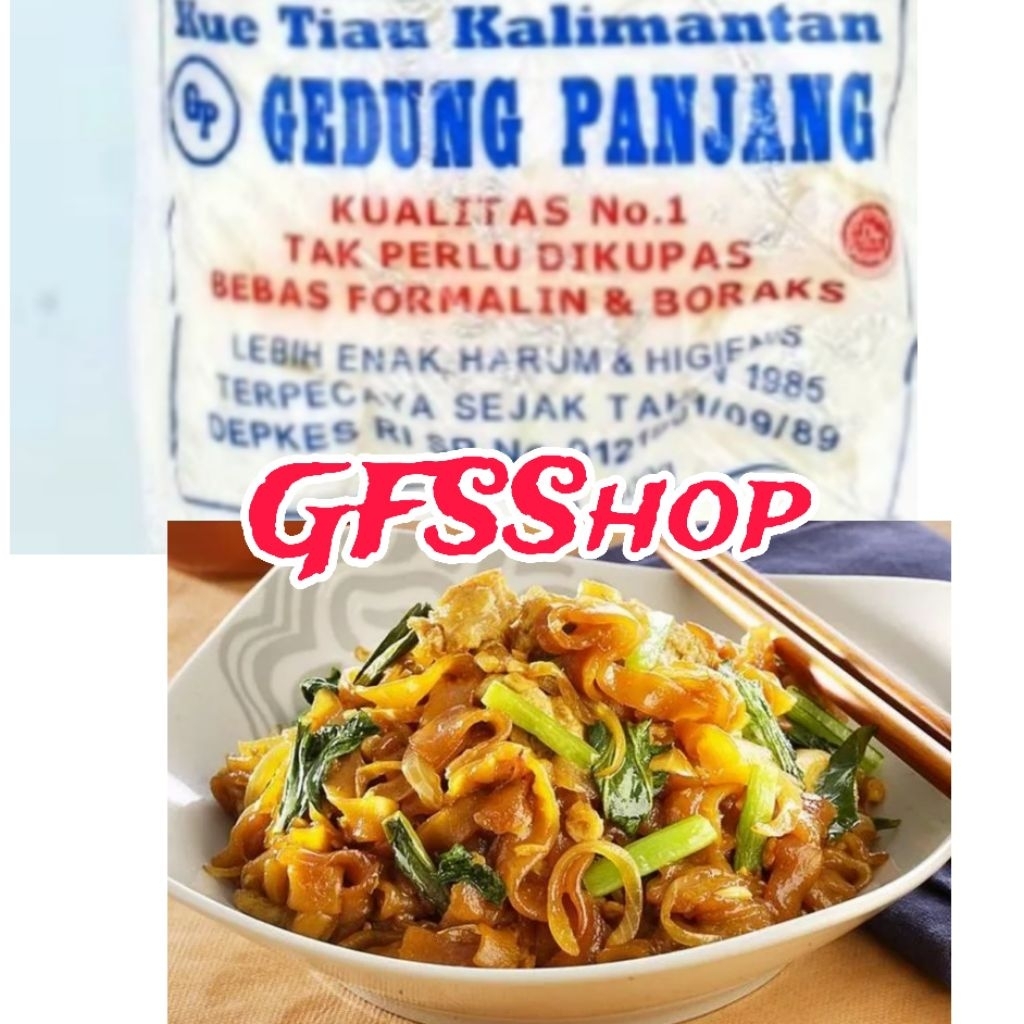 

Kode E. Kwetiau Kue Tiau Gedong Panjang 500gram
