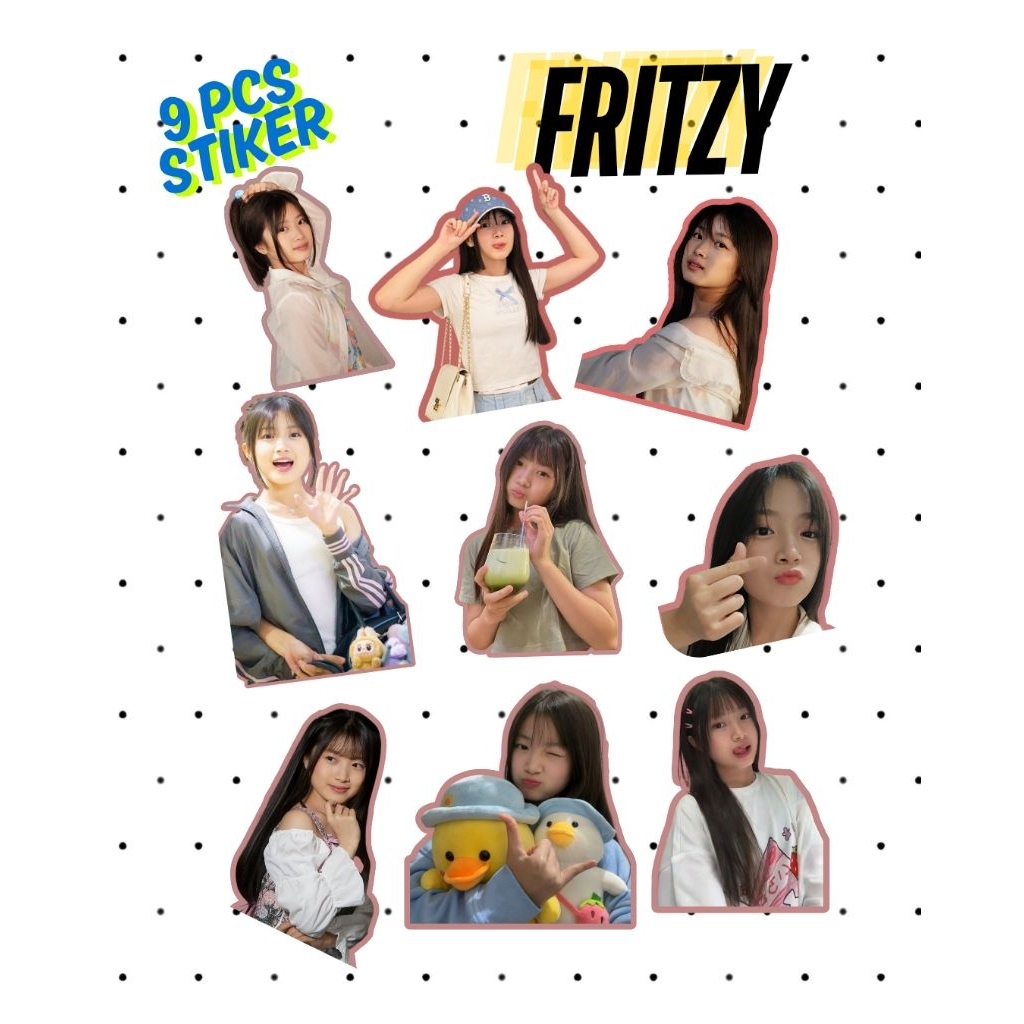 

[ISI 9] Stiker JKT48 FRITZY Waterproof Vinyl Doff – Kualitas Premium