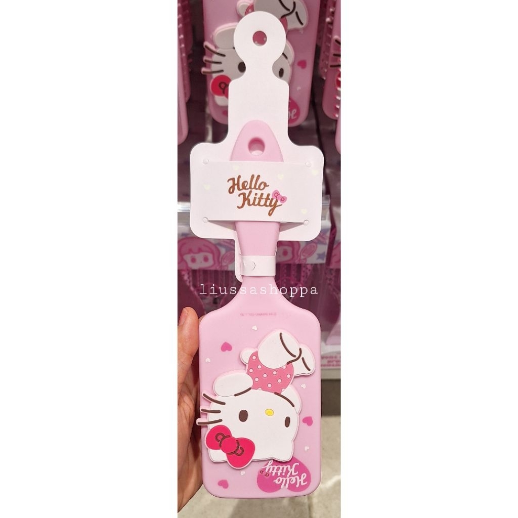 Sisir Miniso - Sanrio Characters Pink Collection Cushion Massager Brush