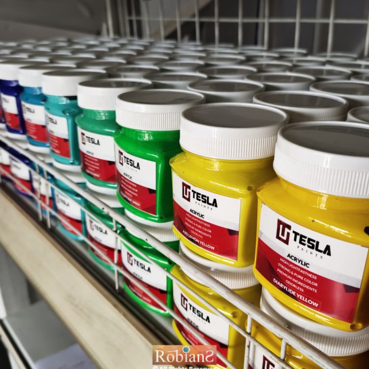 

KODE S64Y Cat Lukis Tesla Acrylic Paint 125 ml Part 1 Cat Acrylic Berkualitas untuk Kreasi Seni