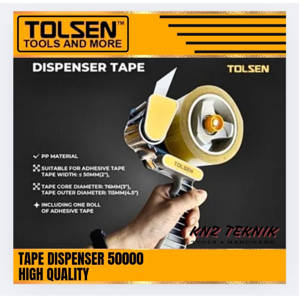 

Tape Dispenser Tape Cutter Tempat Plakban Alat Pemotong Lakban Tolsen