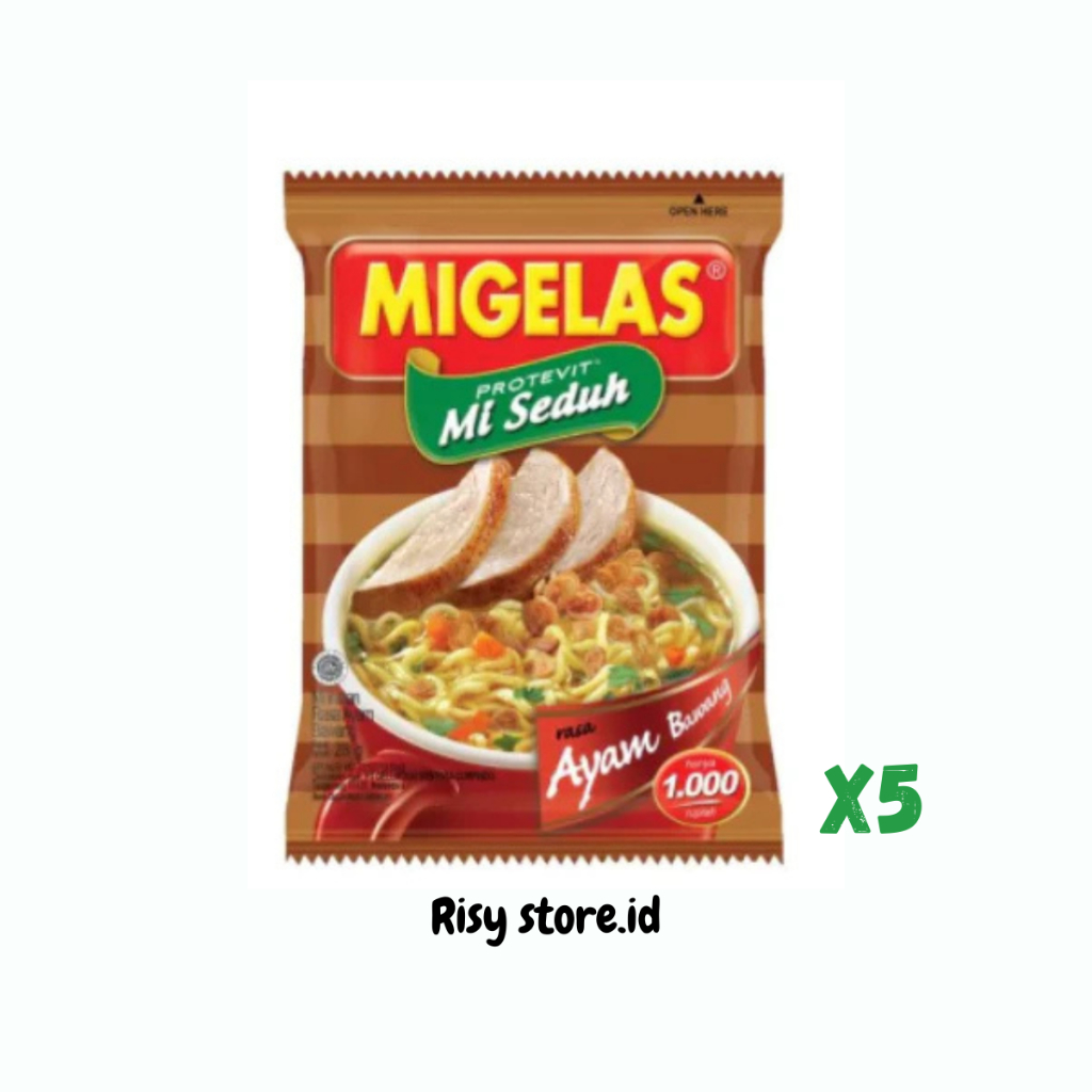 

Mie Gelas Ayam Bawang isi 5 pcs @28g