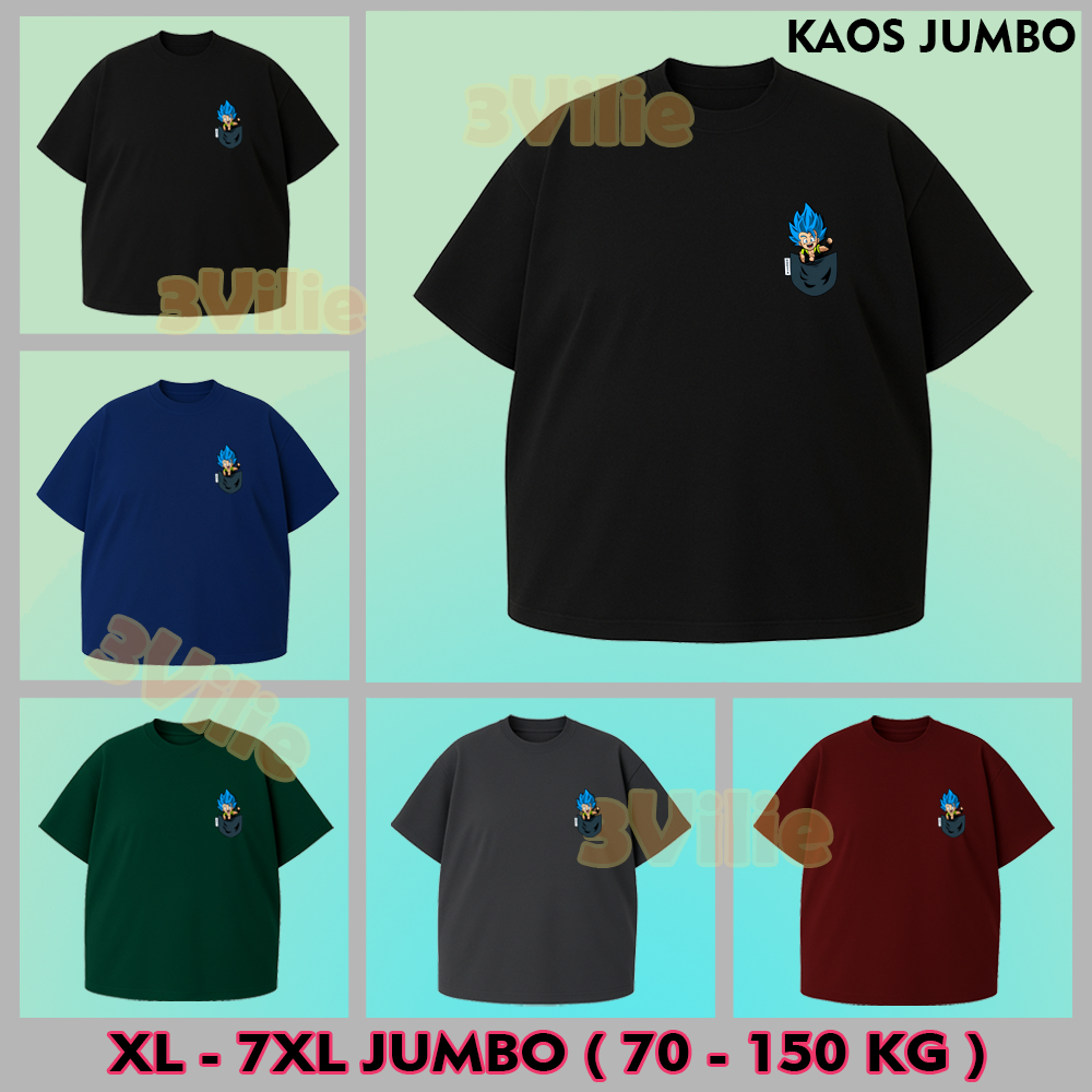 BAJU KAOS DISTRO PRIA JUMBO