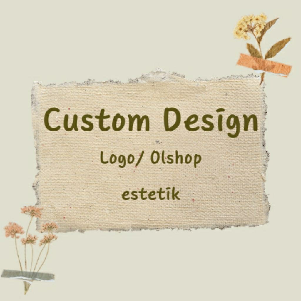 jasa design logo produk jualan olshop estetik elegan murah