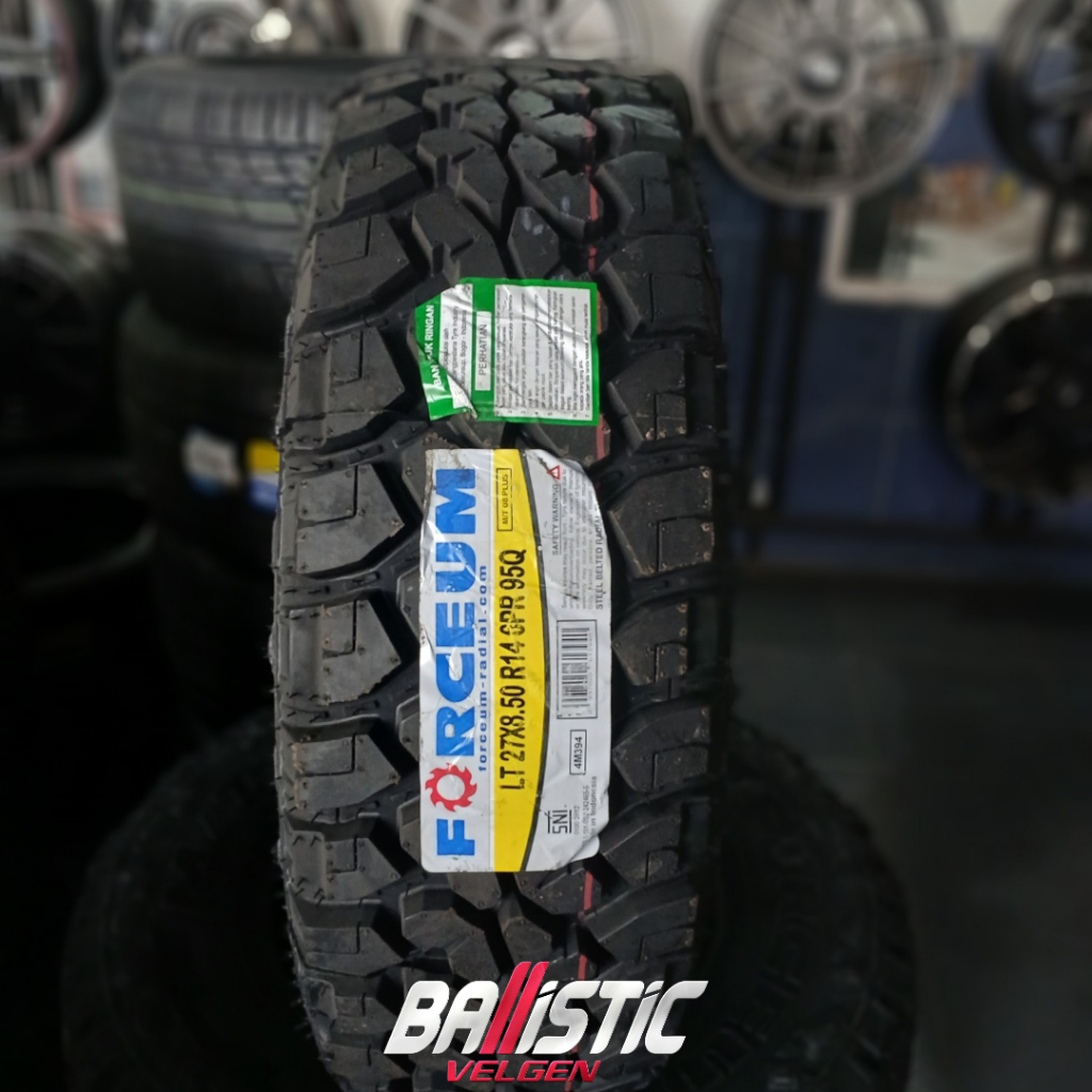 BAN MOBIL KEMBANGAN TAHU UKURAN 27x8.50 Ring 14 Forceum M/T 08 PLUS BAN OFFROAD BAN TAHU