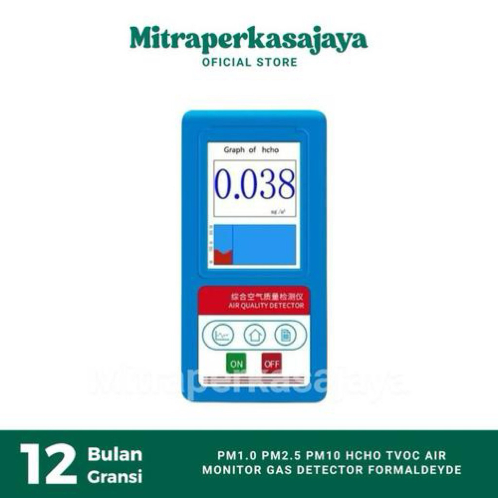 PM1.0 PM2.5 PM10 HCHO TVOC air monitor Gas Detector Formaldeyde