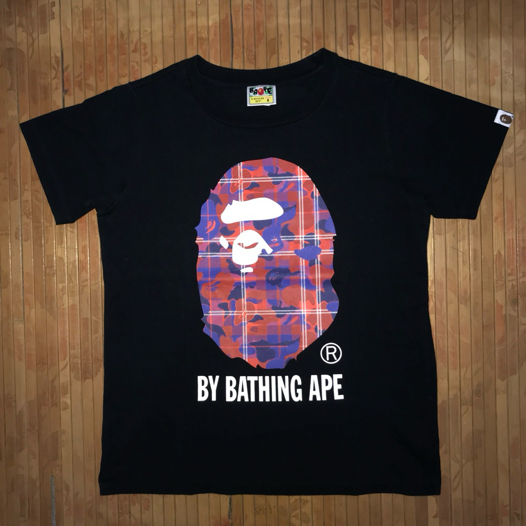 BAPE By A BATHING APE BLACK BIG LOGO WOMEN TSHIRT vivienne westwood wtaps