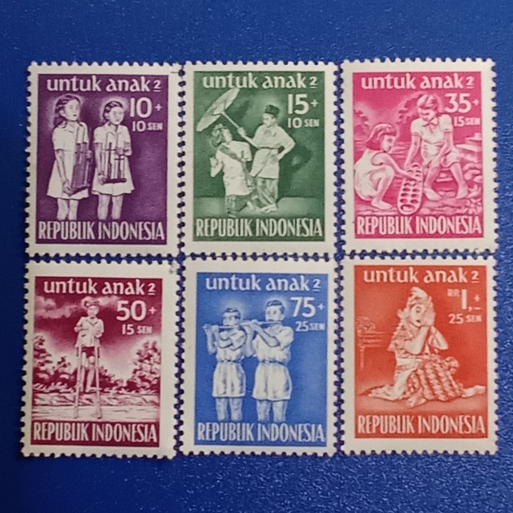 

Prangko Seri Untuk Anak-anak Tahun 1954