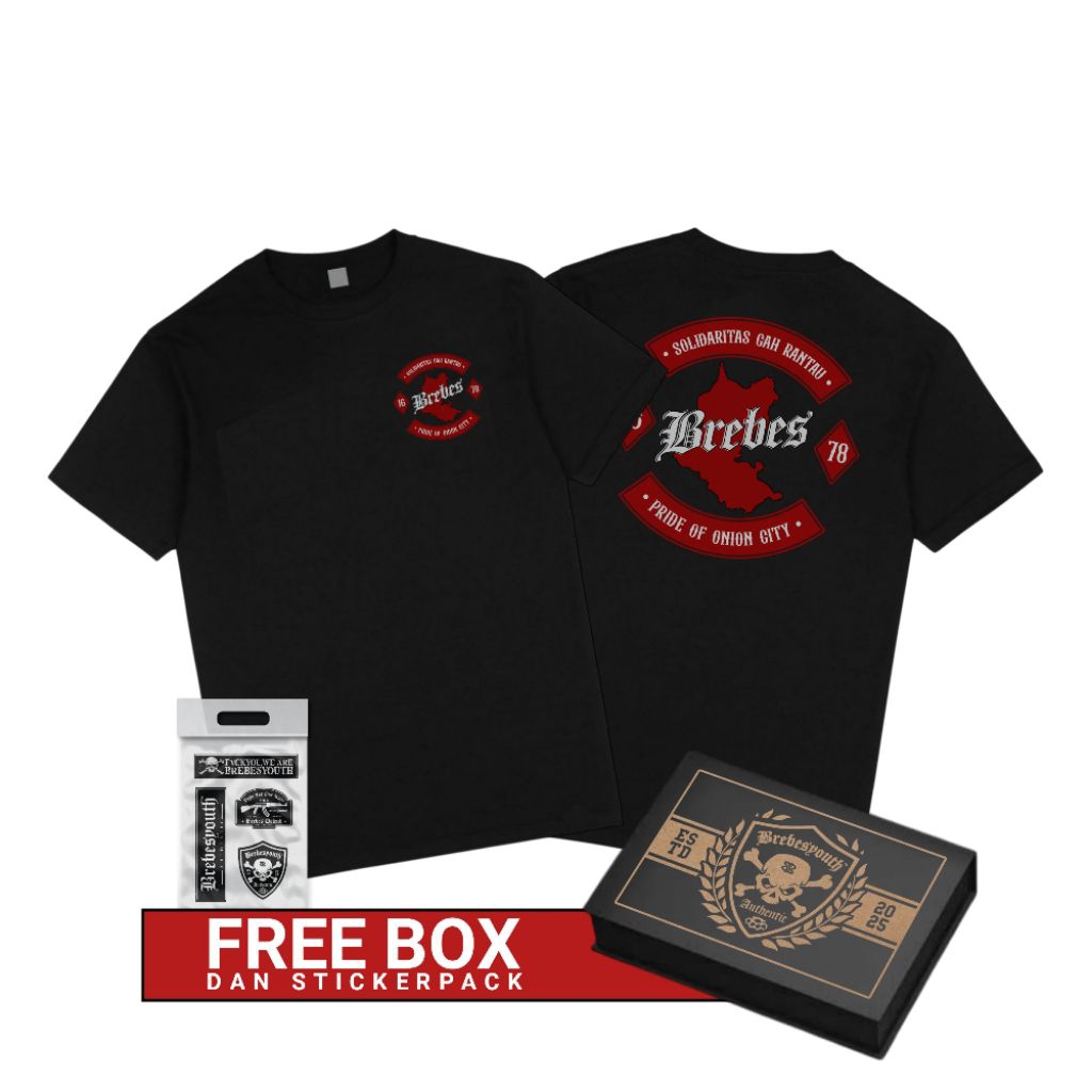 KAOS SOLIDARITAS CAH RANTAU BREBES | KAOS PRIDE OF BREBES | KAOS COTTON COMBED 24S | KAOS DISTRO BRE