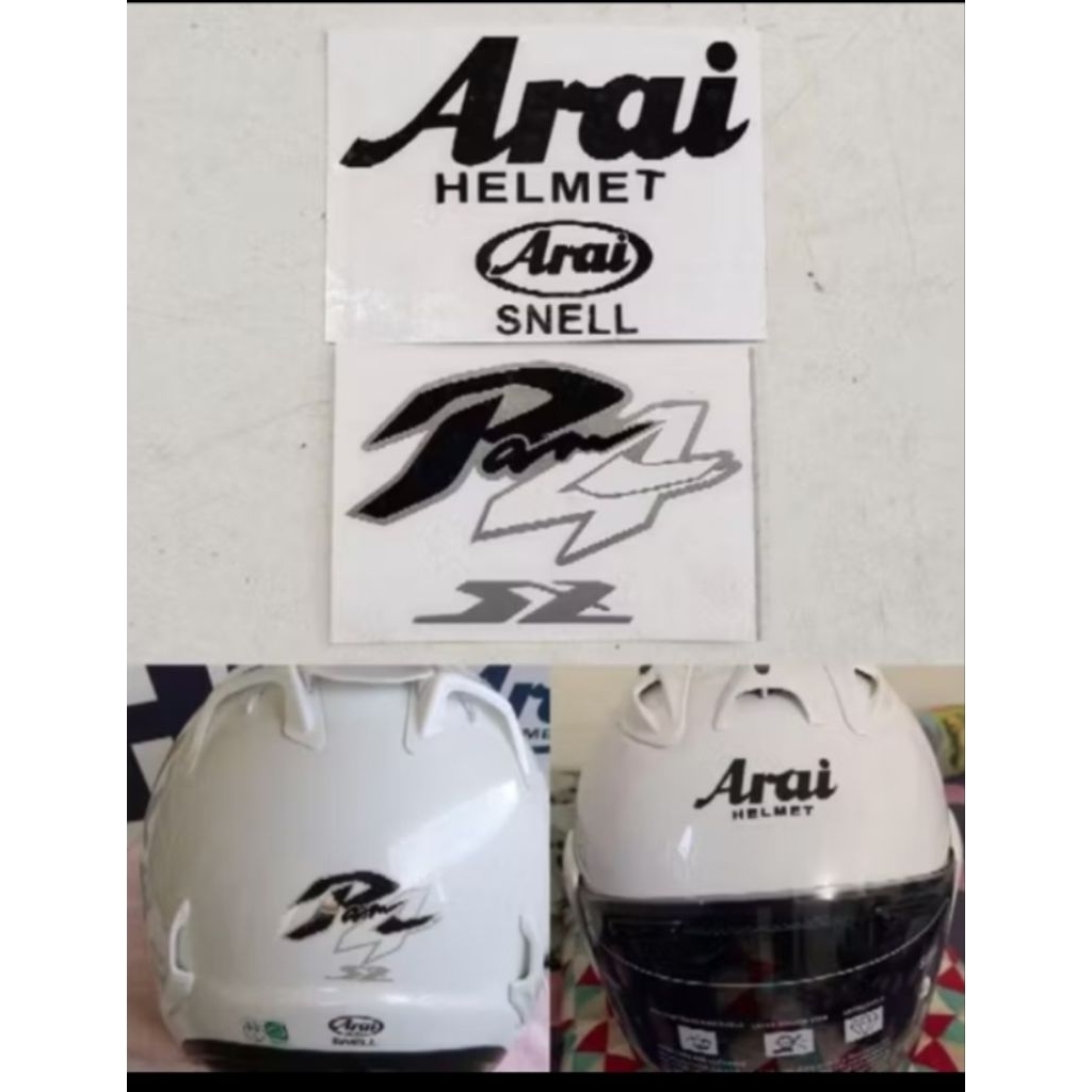 STICKER CUTTING ARAI 1 SET