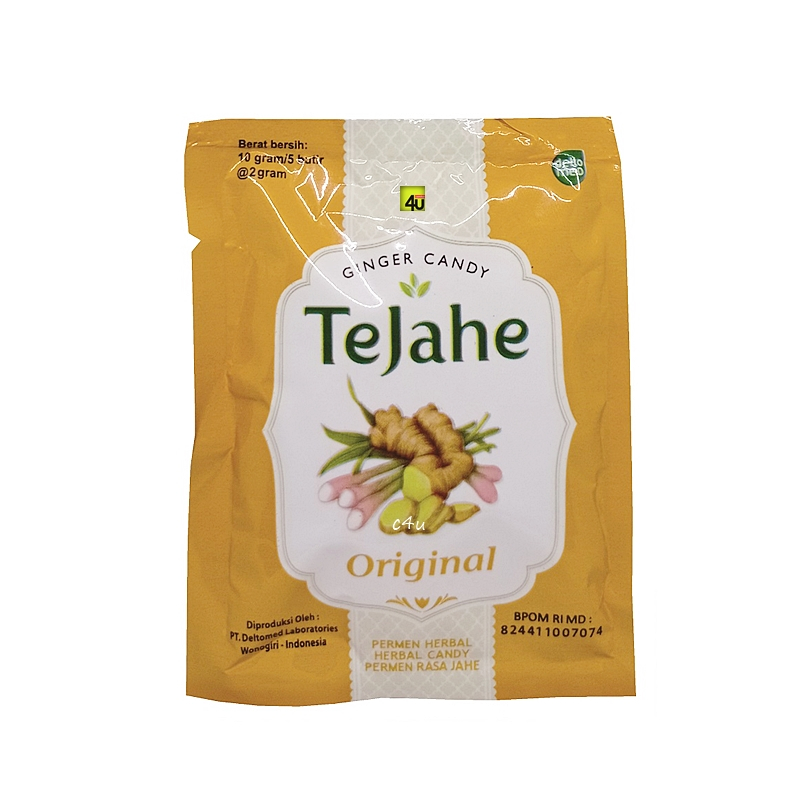 

TeJahe - Permen Jahe - 1 SACHET isi 5 butir
