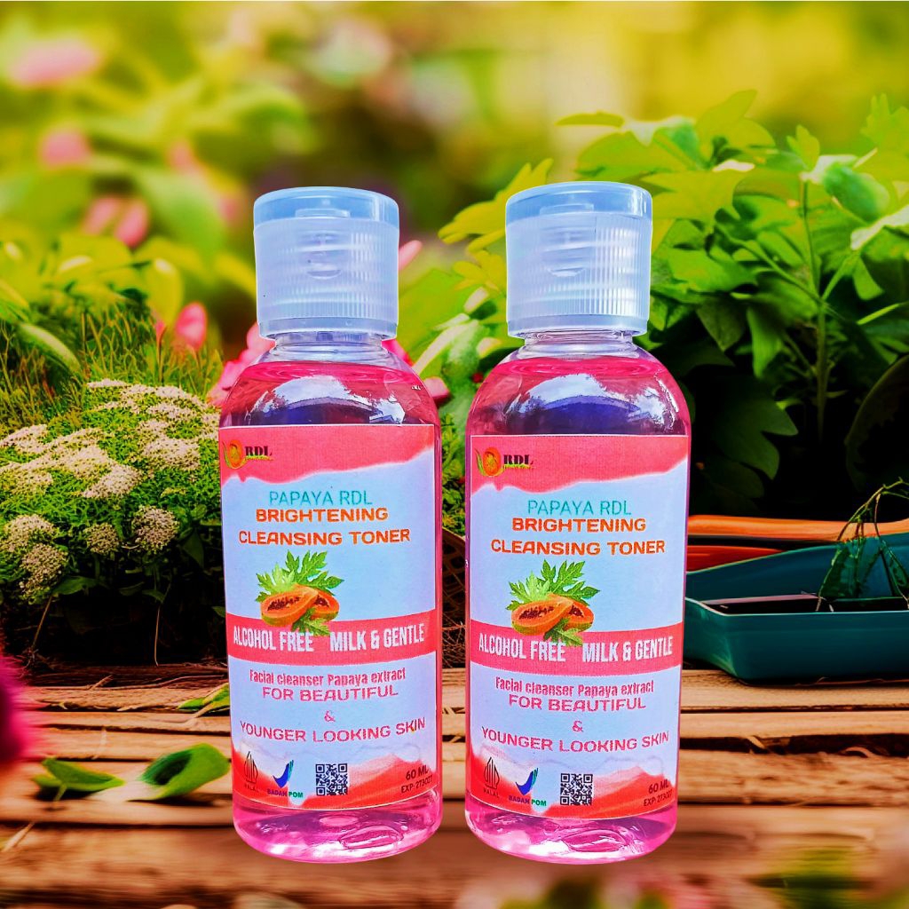 PAPAYA CLEANSING TONER GLOWING EXTRACT PAPAYA TONER PELICIN TONER RDL TONER WAJAH TONER MUKA TONER B