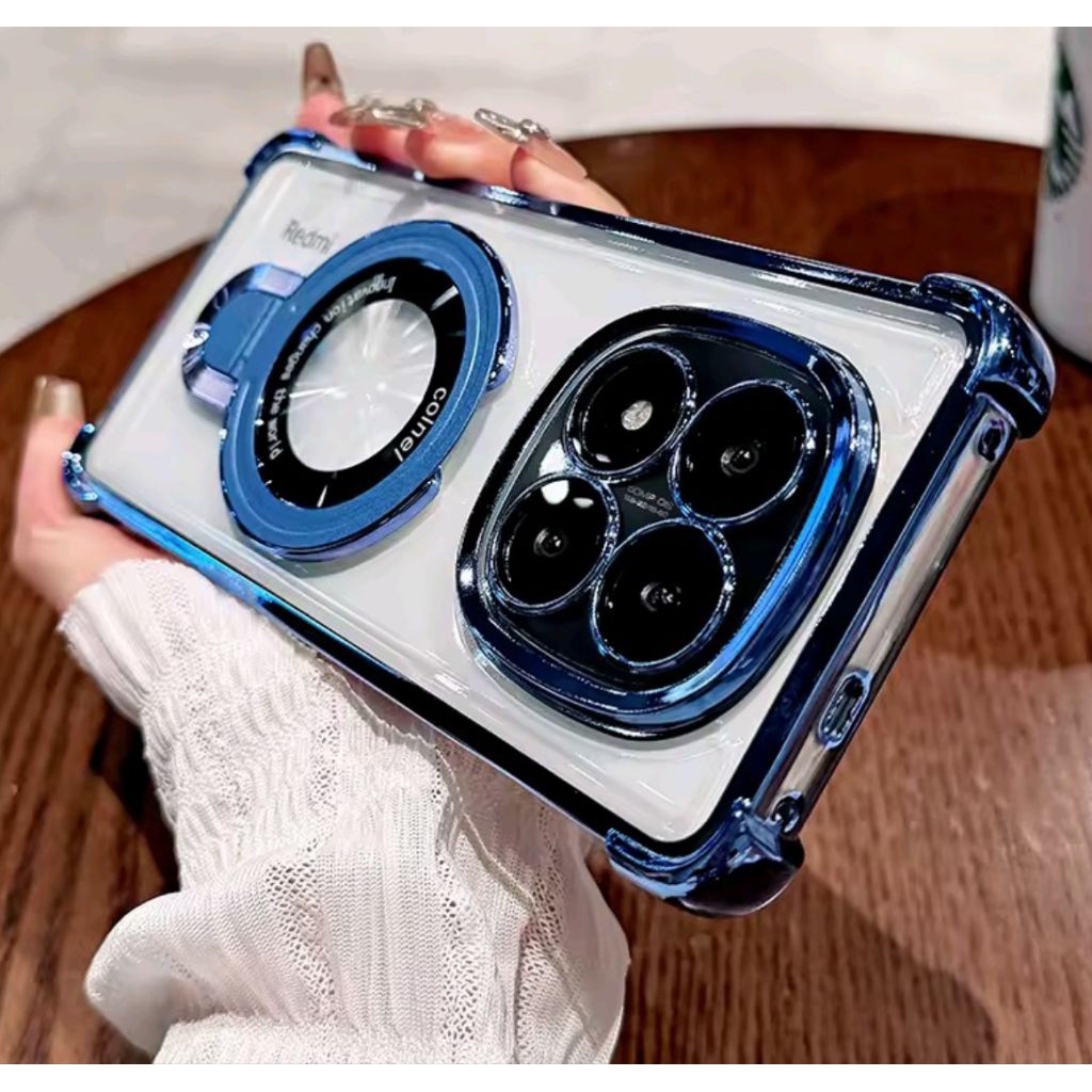 Case Magsafe Xiaomi Redmi Note 14 PRO / Redmi Note 14 PRO PLUS Anti Crack Magnet Tahan Benturan Peli