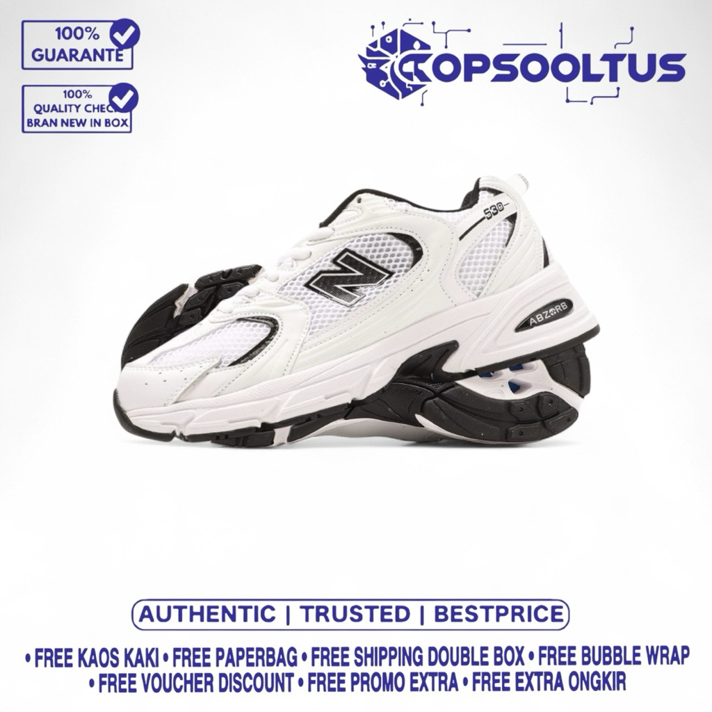 

Sneakers'530R1 White Black 100'% Authentic Bnib.