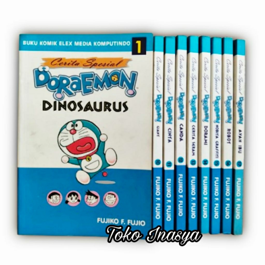 MANGA / KOMIK DORAEMON CERITA SPESIAL (FUJIKO F FUJIO) FULLSET VOL 1-17 TAMAT / ORIGINAL