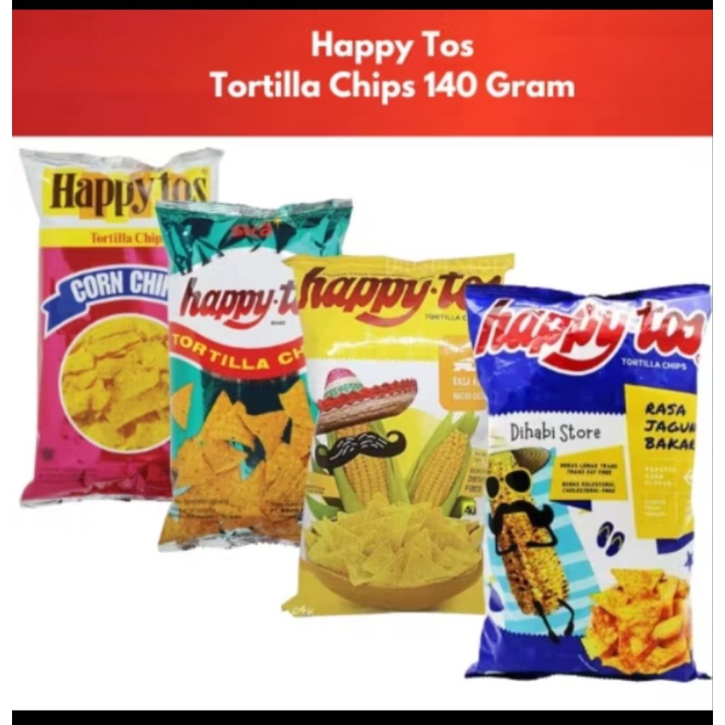 

Promo!!!Happytos tortila chips cemilan Snack termurah