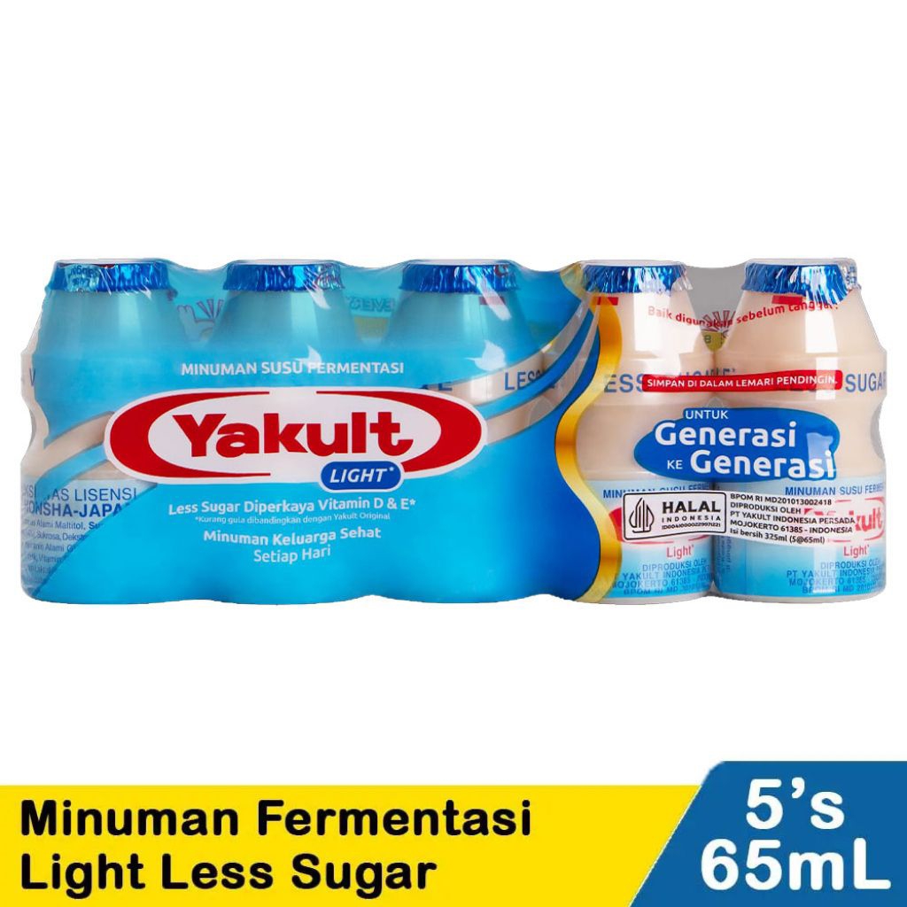 

Yakult Light Minuman Susu Fermentasi 5 x 65 ml