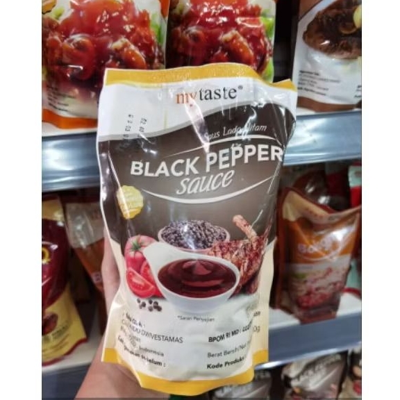 

my taste blackpaper saus 500gr