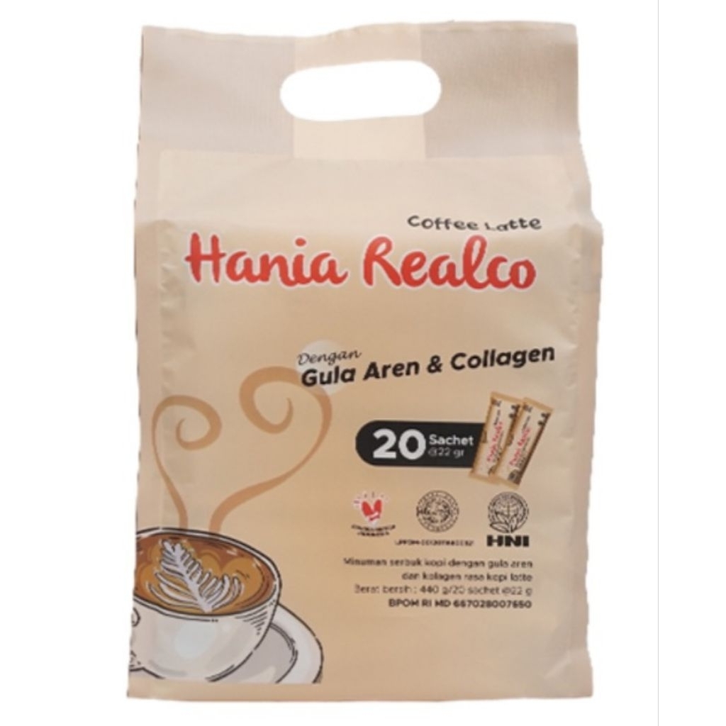 

Hania Realco Coffe (Cappucino and Latte ) HNI (20 Sachet)