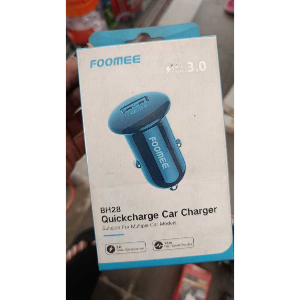 Foomee BH28  Car Charger Kit Mobil 2.4A High Speed Charging
