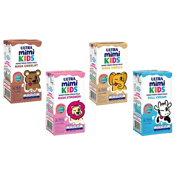 

Susu UHT Ultra Mimi Kids All Varian 125ml [ PCS ]