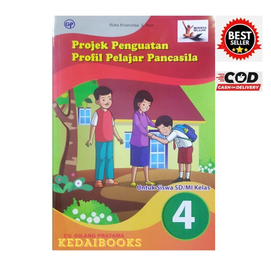 Buku Pelajaran Kelas 4 P5 Projek Penguatan Profil Pelajar Pancasila Kurikulum Merdeka