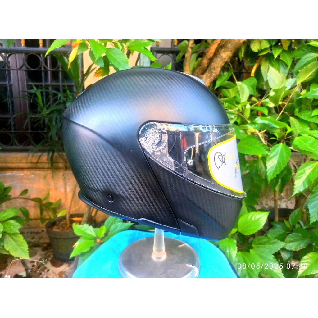 Helm Full / Halfface Modular AGV Sportmodular Full Carbon Matte (L)