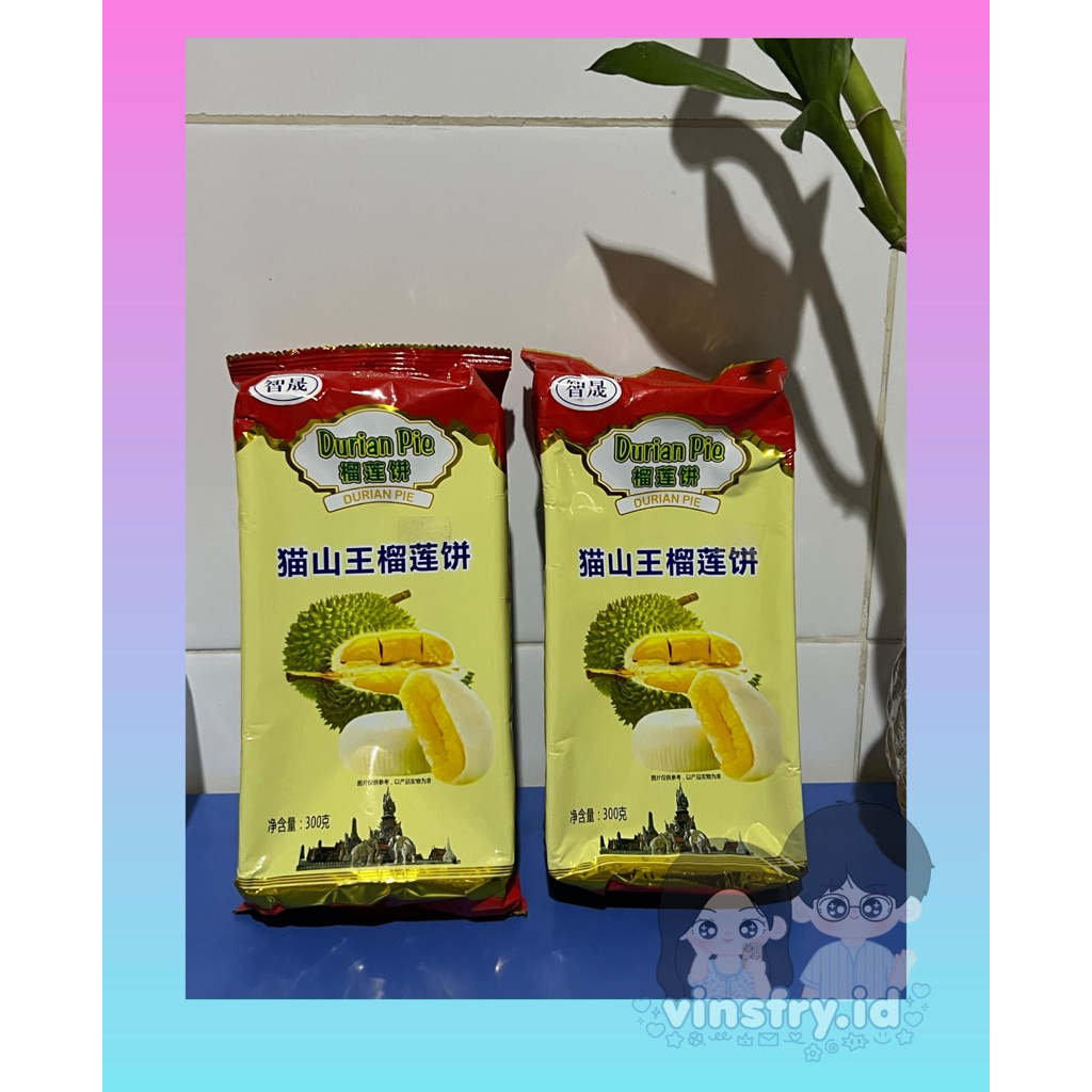 

Chinese Pia Durian Musang King Pie Cake Snack China 300gr