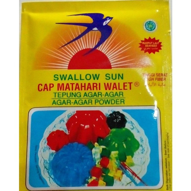 

AGAR AGAR SWALLOW SUN CAP MATAHARI WALET 1 PCS