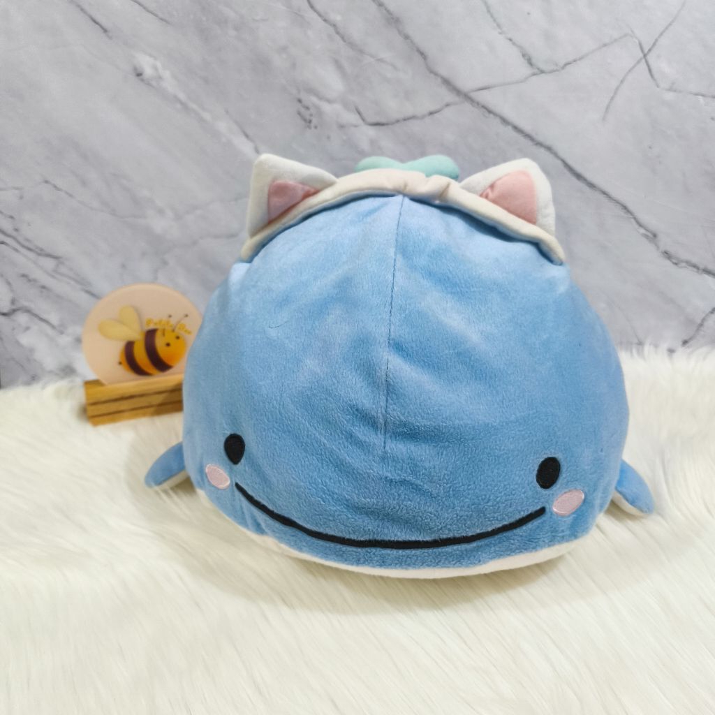 Boneka Paus Jinbesan Kuping Kucing Original San X