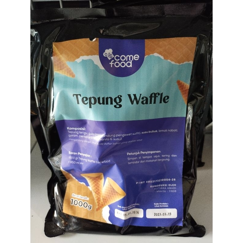 

Come food tepung waffle 1 kg